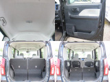 シートを倒せば、ラゲッジスペースがこんなにも広くなりますよ♪