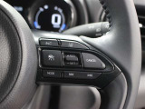 レーダークルーズコントロール使用時に、同一車線内中央を走行できるよう操舵を支援するレーントレーシングアシスト[LTA]が装着されています。