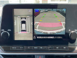 アラウンドビューモニターで全周囲が見えるのでバックや駐車が苦手な方も安心です。