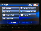 Bluetoothなど各種オーディオ機能に対応しています。