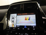全周囲モニター。上から見た視点で駐車の際のサポートをしてくれます。