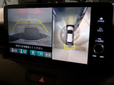 バックカメラもあるので後退時も安心です。視点も切り替えができて便利です。