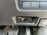 ビルトインタイプのETCです。スッキリしていますね。納車時にはセットアップいたしますので、すぐにお使いいただけます。