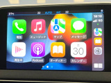 ●Apple Car Play:スマホとの有線接続で、ナビ・オーディオ再生などスマホのアプリ機能が画面でも使える便利機能です!