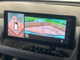 【アラウンドビューモニター】専用のカメラにより、上から見下ろしたような視点で360度クルマの周囲を確認することができます☆死角部分も確認しやすく、狭い場所での切り返しや駐車もスムーズに行えます。