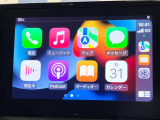 ●Apple Car Play:スマホとの有線接続で、ナビ・オーディオ再生などスマホのアプリ機能が画面でも使える便利機能です!