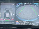 【アラウンドビューモニター】車両周辺をモニターで確認できて、駐車が苦手な人でもスムーズに駐車できます