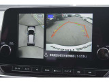 「アラウンドビューモニター」・・・上空から見た映像で車庫入れ簡単♪♪