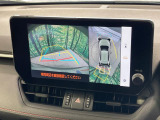 【パノラミックビューモニター】専用のカメラにより、上から見下ろしたような視点で360度クルマの周囲を確認することができます☆死角部分も確認しやすく、狭い場所での切り返しや駐車もスムーズに行えます。
