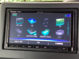 ナビ機能だけでなく、フルセグ、Bluetooth、DVDとCD再生などのオーディオ機能がついています!