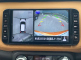 アラウンドビューモニターです☆車の前後左右にカメラがついており駐車時には上から車を見たような画面が見れますので、4方向の状況を確認することができる便利な機能です☆
