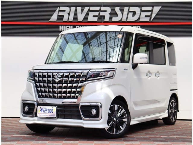 スペーシアカスタム ハイブリッド(HYBRID)  XSターボ メーカー9インチナビフルセグ全...