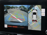 「パノラミックビューモニター」でクルマを真上から見るように周囲を確認でき、駐車の際に大活躍☆
