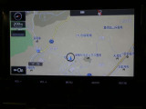 トヨタ純正の9インチナビです。純正ナビは使い勝手が非常に優れております。