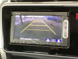 便利な3ビュー切り替え、ガイド線表示付きのバックカメラです!後退時、後方の視界をサポートします!