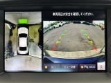 ◆アラウンドビューモニター◆前後左右のカメラの映像をモニターに表示。真上から見ているような視点で周囲を確認できます。アラウンドビューモニター+バックモニターで駐車が苦手な方にもオススメ!