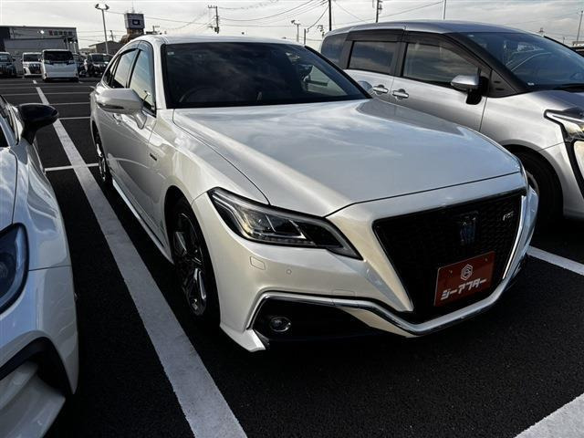 クラウン ハイブリッド 2.5 RS アドバンス 禁煙車 純正8インチナビ フルセグTV