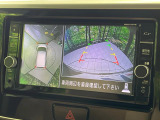 【アラウンドビューモニター】専用のカメラにより、上から見下ろしたような視点で360度クルマの周囲を確認することができます☆死角部分も確認しやすく、狭い場所での切り返しや駐車もスムーズに行えます。