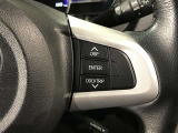 ステアリングスイッチ付き。前方から目を離すことなく操作することが可能です。