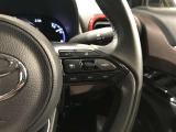 レーダークルーズコントロール(全車速追従機能付)付きです。車速に応じて追従支援してくれるので、ロングドライブも快適です。