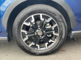 現在のタイヤホイールの状態です。ロックナット付き