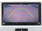 バックモニターで車庫入れまどらくらく、高感度カラーカメラですので僅かな光でもくっきりと見え、夜でも安心して駐車出来ます。
