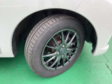 タイヤサイズは155/65R14社外アルミホイール付き!(夏タイヤ装着)冬タイヤ、ホイール注文も承っております☆