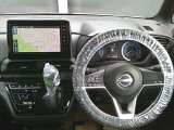 すっきりとした運転席周りになっています。
