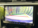 【バックカメラ】駐車時に後方がリアルタイム映像で確認できます。大型商業施設や立体駐車場での駐車時や、夜間のバック時に大活躍!運転スキルに関わらず、今や必須となった装備のひとつです!
