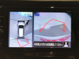 全周囲カメラで危険察知。狭い駐車場でも安心して駐車できますね☆