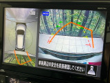 【アラウンドビューモニター】専用のカメラにより、上から見下ろしたような視点で360度クルマの周囲を確認することができます☆死角部分も確認しやすく、狭い場所での切り返しや駐車もスムーズに行えます。