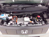 自慢のエンジンはパワードbyHONDAです。精度とバランスにこだわって、低回転からスムースなパワーを発揮します。