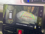 【パノラマモニター】専用のカメラにより、上から見下ろしたような視点で360度クルマの周囲を確認することができます☆死角部分も確認しやすく、狭い場所での切り返しや駐車もスムーズに行えます。