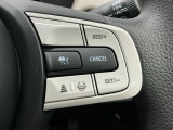 アクセルから足を離しても設定したスピードを保ち走行し、高速道路での疲労軽減に役立つクルーズコントロール付きです!