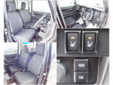 座りやすく解放感のあるシート!運転席と助手席にシートヒーター搭載!!また充電ケーブル等も接続できます!