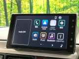 【純正9型ディスプレイオーディオ】お手持ちのスマートフォンとの連携で、ナビや音楽再生など各種アプリを使用可能。スマホに近い感覚でお使いいただけます♪
