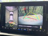 【パノラミックビューモニター】専用のカメラにより、上から見下ろしたような視点で360度クルマの周囲を確認することができます☆死角部分も確認しやすく、狭い場所での切り返しや駐車もスムーズに行えます。