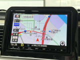 【ナビ画面】主に地図を表示し、目的地へのルート案内や渋滞情報などを表示するために使われます。
