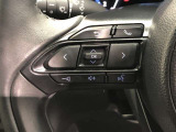 【ステアリングスイッチ】左です。ハンドルから手を離さず、運転に集中したまま手元でオーディオ操作等ができます。