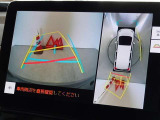 バックガイドモニターを装備しています、車庫入れもラクラクです。パノラミックビューモニターを搭載しています、上からの画像も表示されます。