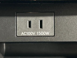 【1500Wアクセサリーコンセント】消費電力1500Wまでの家電が使えます。キャンプやスポーツ・アウトドアでのアクティビティはもちろん、災害・停電の際に大活躍♪
