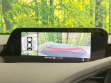 【360&deg;ビューモニター】専用のカメラにより、上から見下ろしたような視点で360度クルマの周囲を確認することができます☆死角部分も確認しやすく、狭い場所での切り返しや駐車もスムーズに行えます。