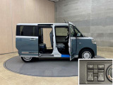 ウェルカム機能付き電動スライドドア。降車時に設定しておけば近づくだけでドアが自動でオープン!とても便利な機能です☆☆