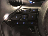 【ステアリングスイッチ】左です。ハンドルから手を離さず、運転に集中したまま手元でオーディオ操作等ができます。