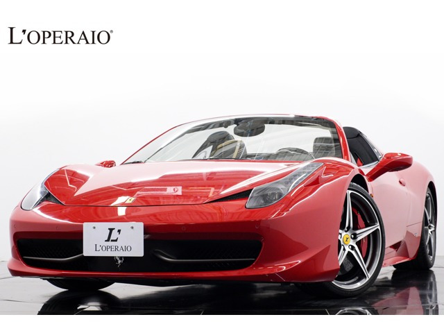 458スパイダー F1 DCT 黒革 20インチ鍛造AW カーボンステアリング