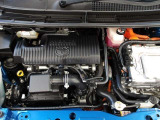 排気量は1500cc!エンジンとモーターが協調して走る先進のハイブリッドシステム。地球環境に優しいパワーユニットです!