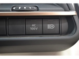 非常時やキャンプなどに役立つ AC100V/1500W コンセント付きです。