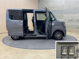 スライドドアは子供やお年寄りでも乗り降りしやすい!狭い場所に駐車した時、壁や隣の車にドアをぶつける心配もありません。雨の日で濡れにくく、お子様のいるママにもおススメな機能です!☆両側電動です♪☆
