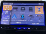 CD,DVD,フルセグテレビ、ブルートゥースオーディオなどが楽しめます。