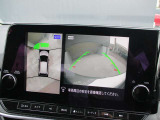 360度廻りを見渡せるアラウンドビューモニター搭載です。